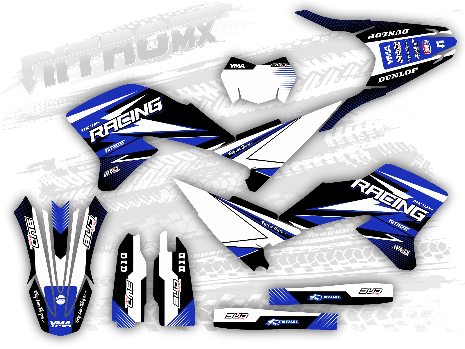 Graphics for Yamaha WR 250R 250X 2008 – 2014 2015 2016 2017 2018 2019 2020 2021