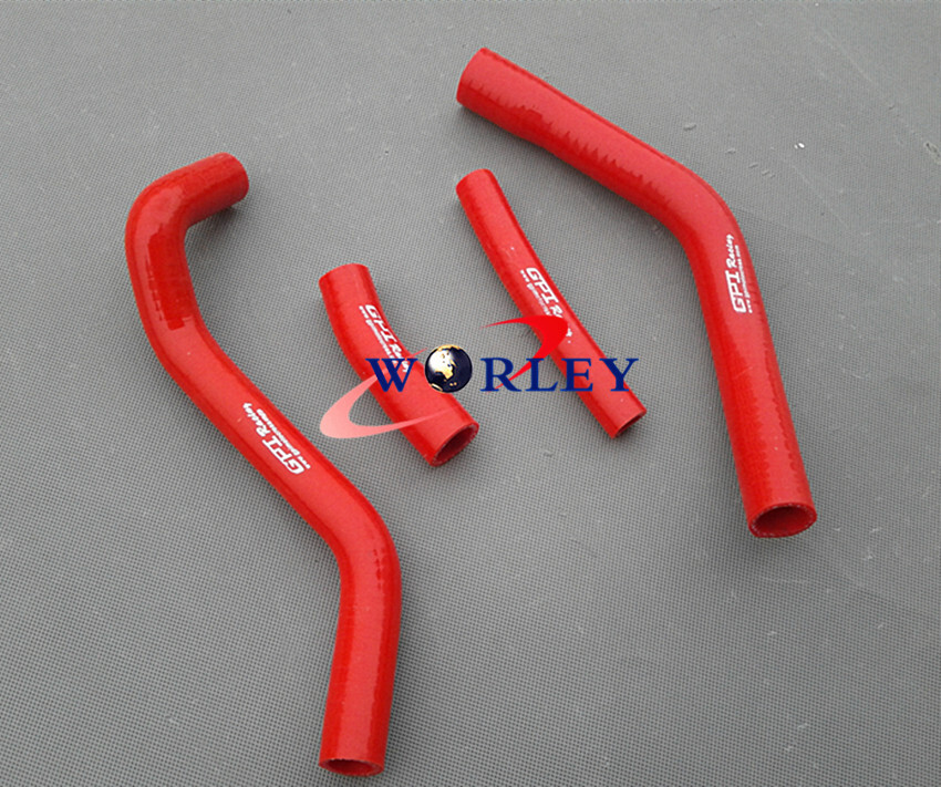Red Silicone Radiator Hose for Yamaha YZ450F 2014-2017; YZ250F YZF250 2014-2018