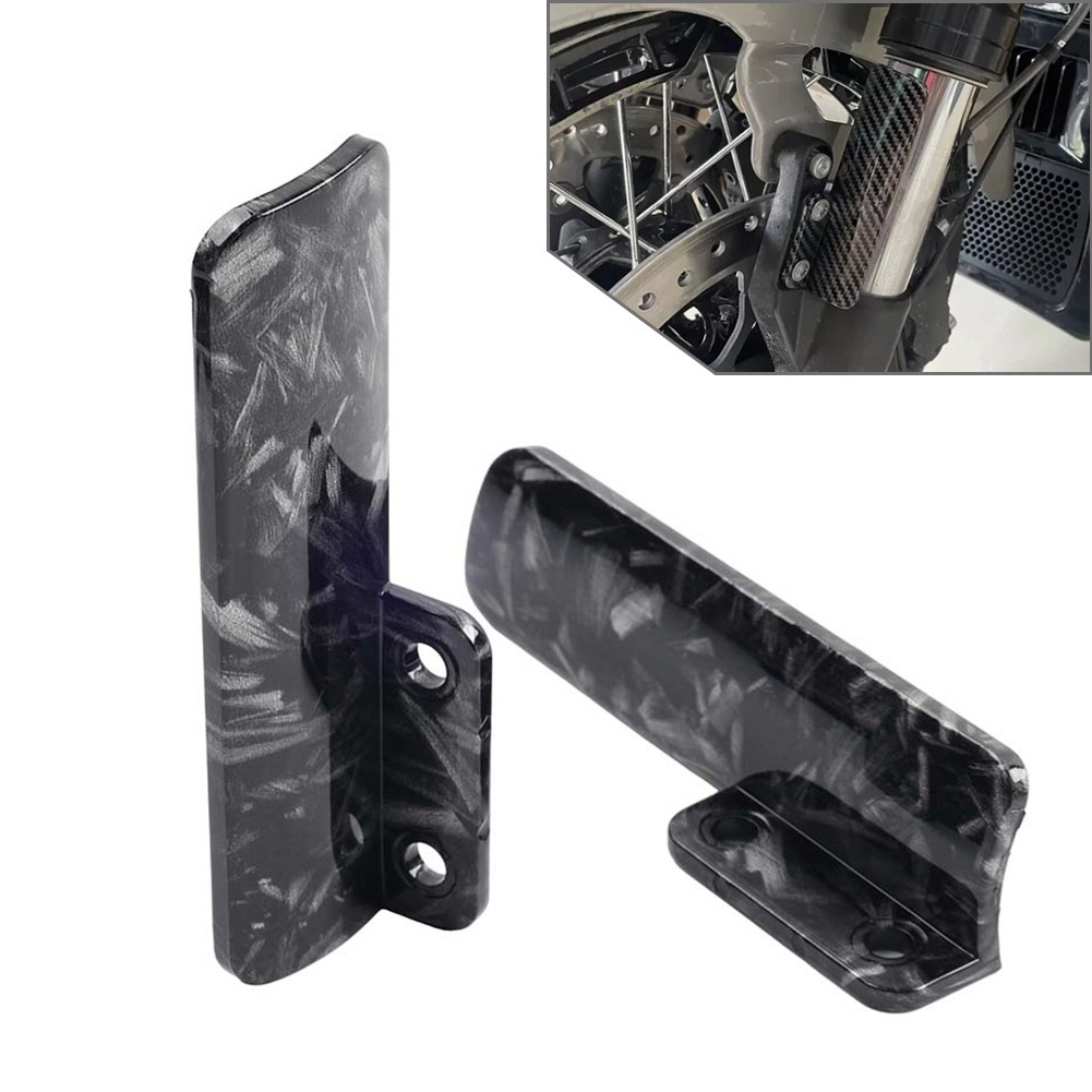 Forged Pattern Front Fork Covers For Harley CVO Street Road Glide 117 121 23-25