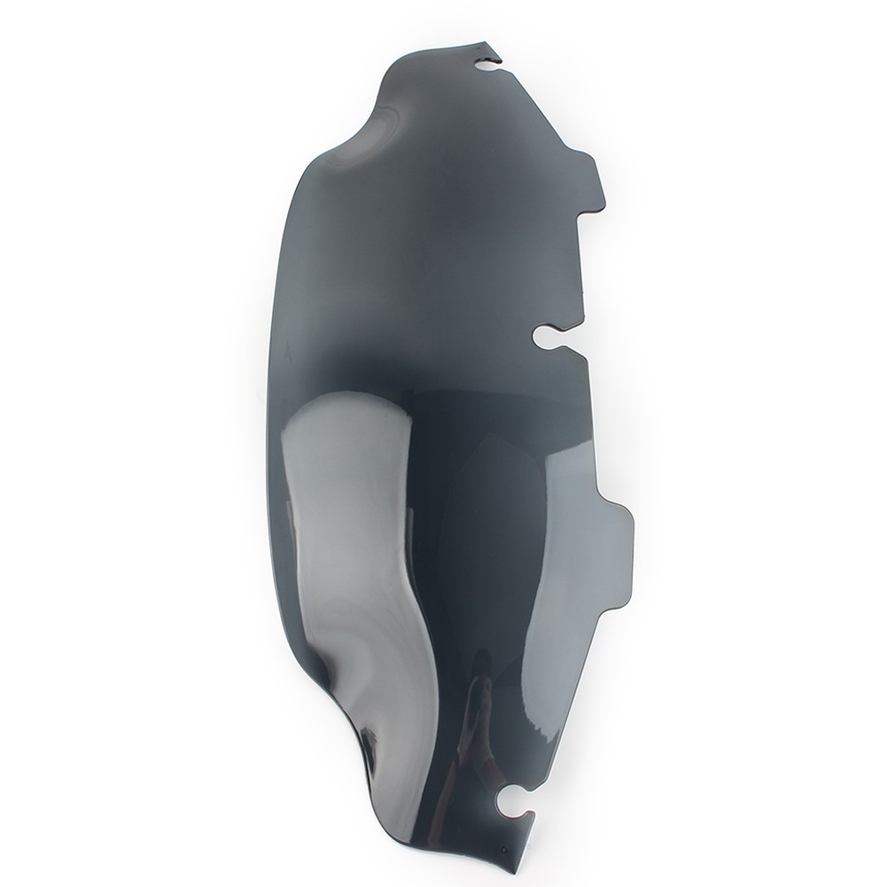 Grey 6″Wave Windshield Windscreen For Harley Touring Electra Street Glide 96-13
