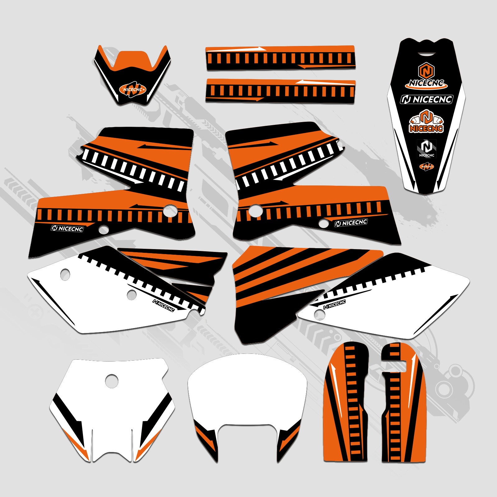MX Graphics Decals Stickers Kit For KTM 125 200 250 350 400 450 500 SX 2005 2006