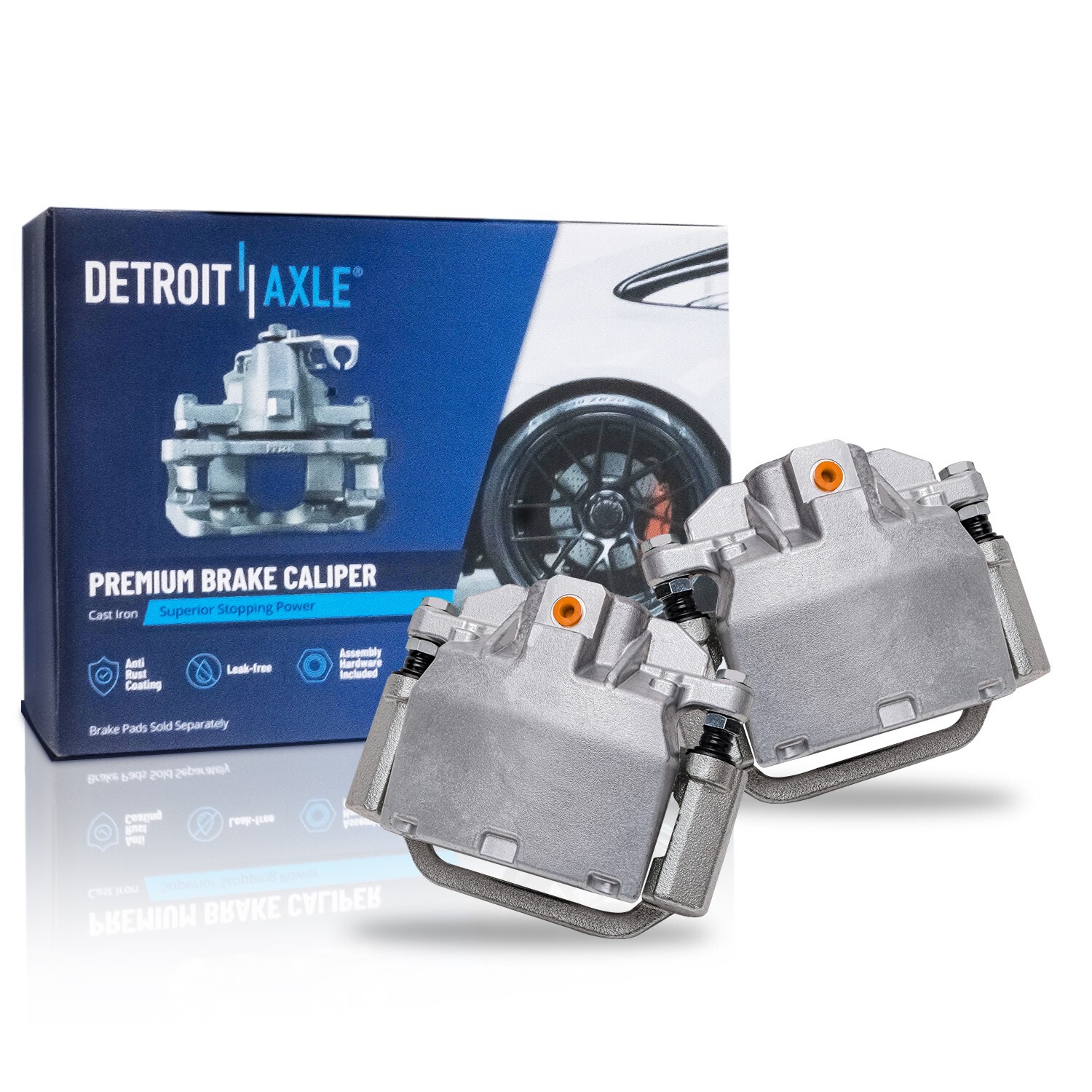 Rear Brake Caliper + Brake Pad for Escalade Suburban Silverado Sierra 1500 Tahoe