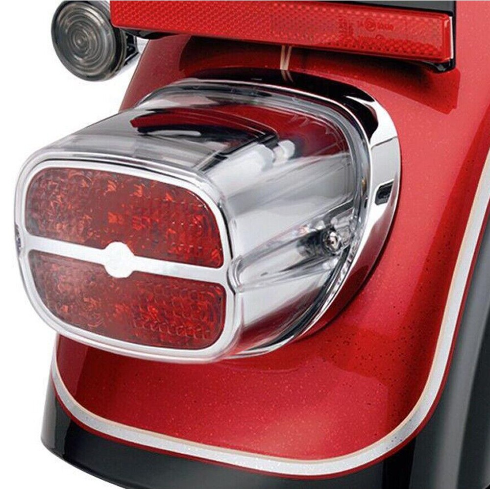 For Harley Touring Road King Electra Glide FLTR Dyna Chrome LED Tail Light Brake