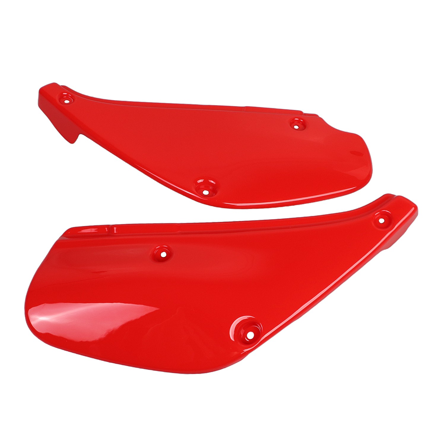 Red Plastic Left Right Side Cover Panels Plate For Honda XR80R XR100R 1988-2000