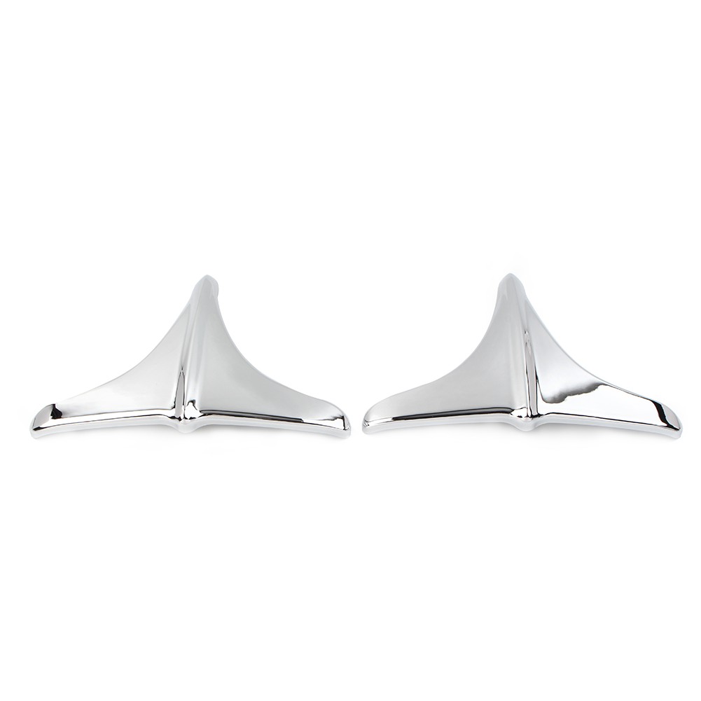 Chrome Rear Fender Accents Leading Front Edge Trim For Harley Touring 2009-2017