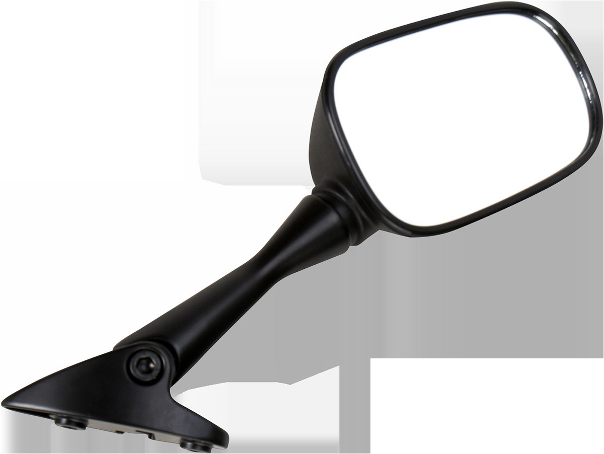 Emgo 20-37341 Matte Black Right Side Replacement Mirror fits Honda VFR 800
