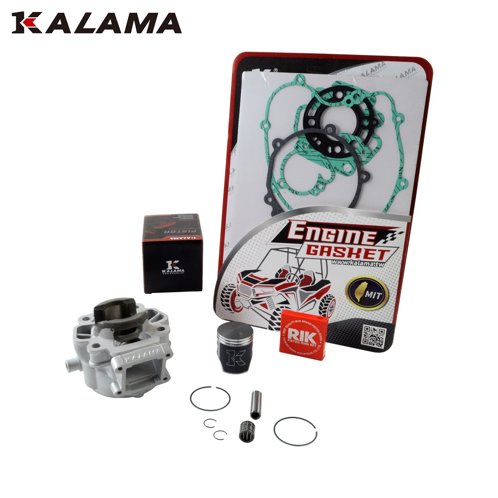 Engine Rebuild Kit Cylinder Piston Needle Bearing Engine Gasket KX 65 05~21
