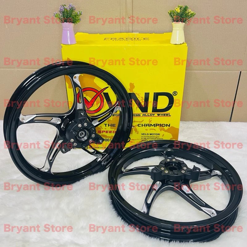 Yamaha Aerox Alpha Turbo Alloy Rims VND New Speed Racing Wheels Set 14″