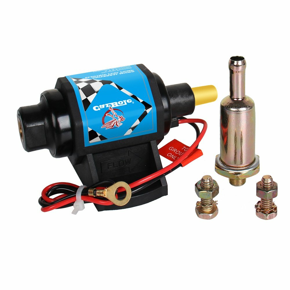 12V Electronic Fuel Pump 35GPH 5/16 Inlet Outlet Diesel Transfer Pump 4-7PSI NEW
