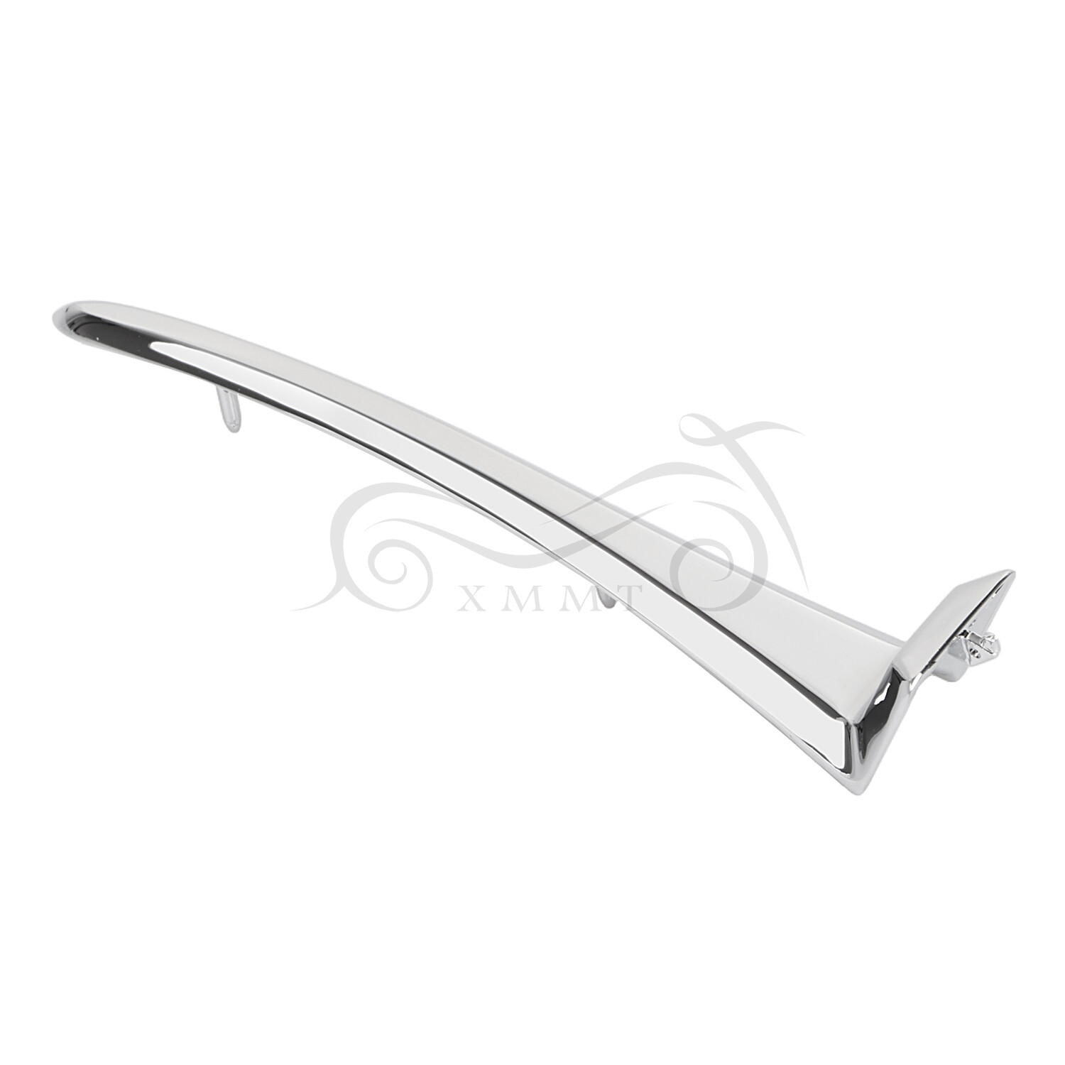 Chrome Zinc Alloy Headlight Nacelle Trim Spear For Harley Road King FLHR 94-02