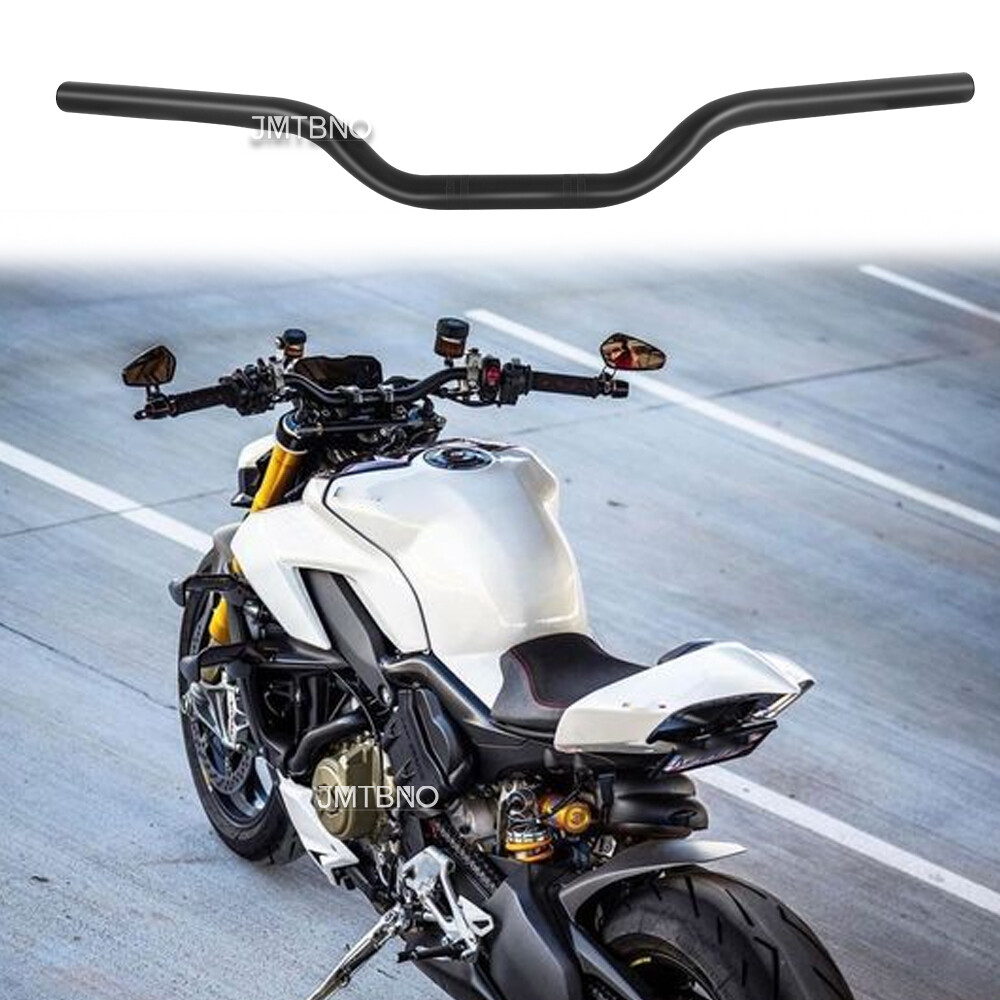 For Ducati Streetfighter Motorcycle 7/8″22mm Black Tracker Drag Handlebars Bars