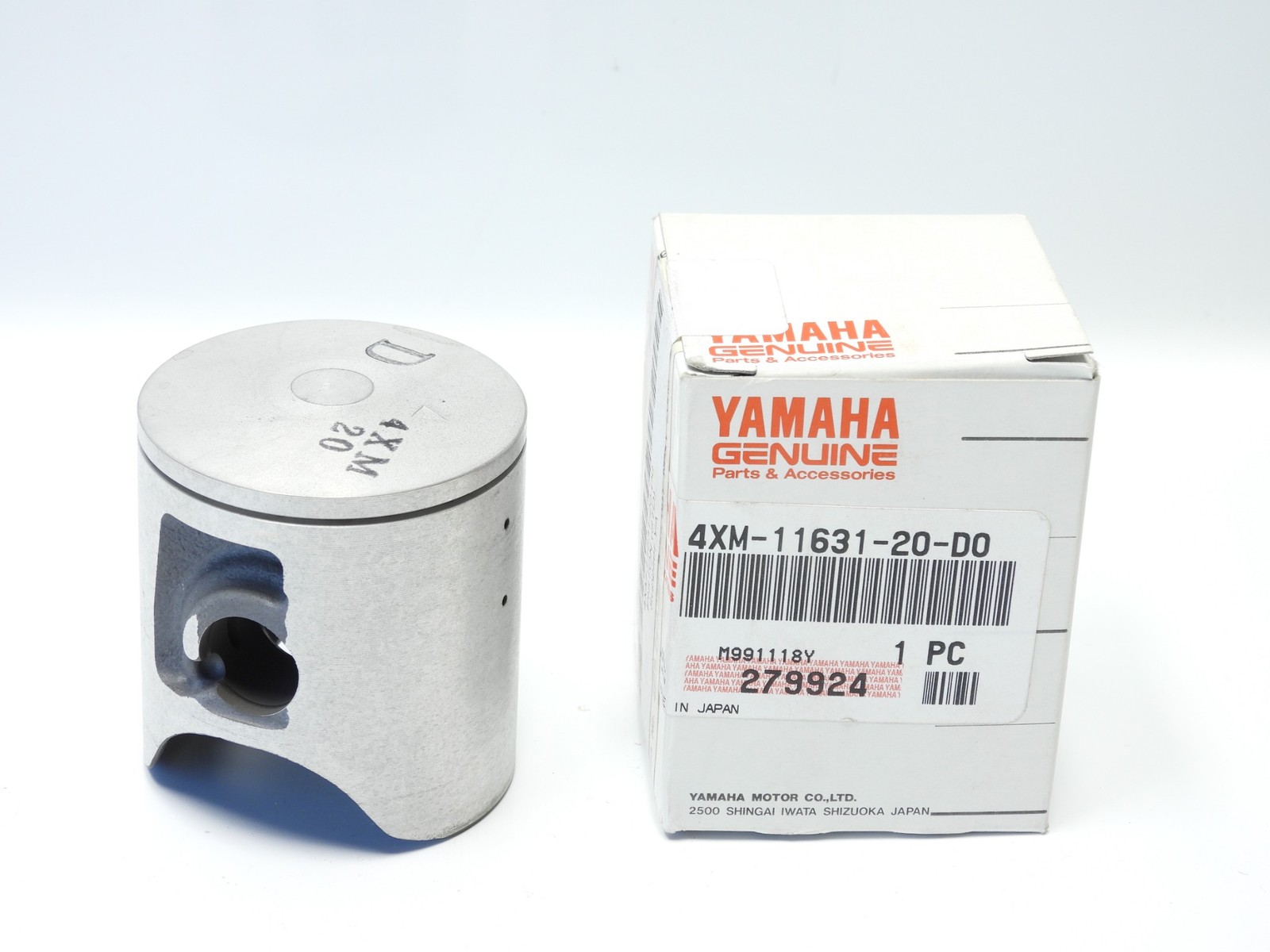 Genuine OEM Yamaha 4XM-11631-20-D0 Piston STD for 1999-2000 YZ 125 YZ125