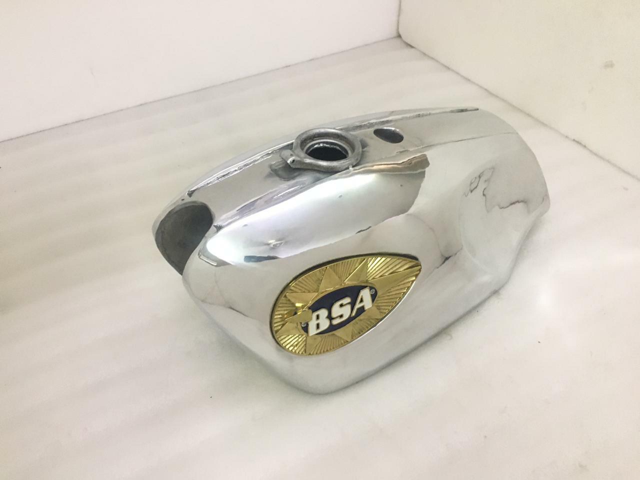 FIT FOR BSA B25 B44 STARFIRE POLISHED ALLOY ALUMINUM PAINTED TANK