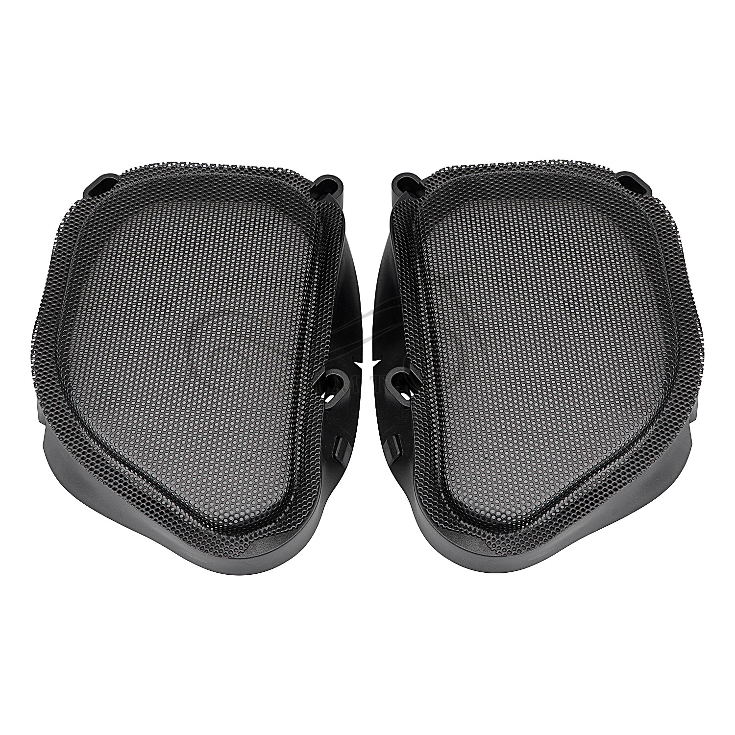 Black Thick Mesh Front Fairing Speaker Grilles For Harley Road Glide 1998-2013