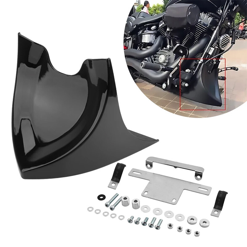 Fit For Harley Dyna Sportster Softai Chin Lower Front Spoiler Chin Fairing Cover