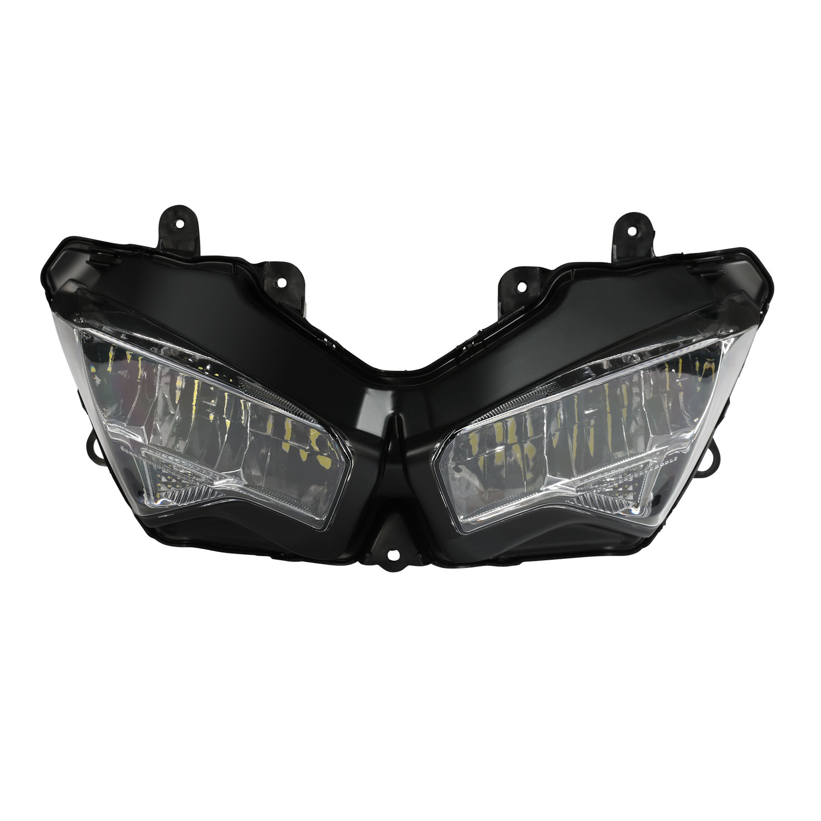 LED Headlight Assembly Stay Fairing Bracket Fit For Kawasaki Ninja 400 2018-2023