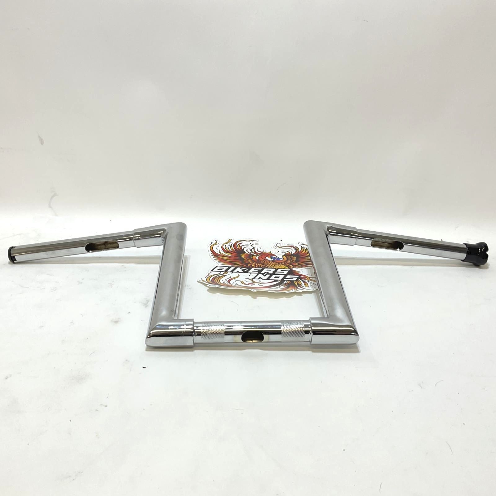 LA Choppers 10″ Narrow Z Bar 1.25″ Old School Ape 1″ Handlebar Chrome LA-7307-10