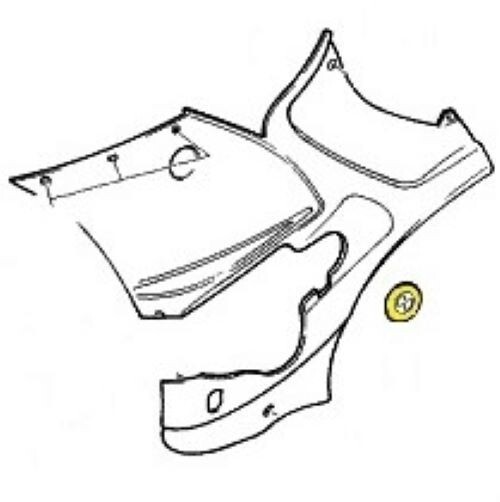 BMW Logo Round Emblem (60mm); 52 53 7 686 464 / BMW