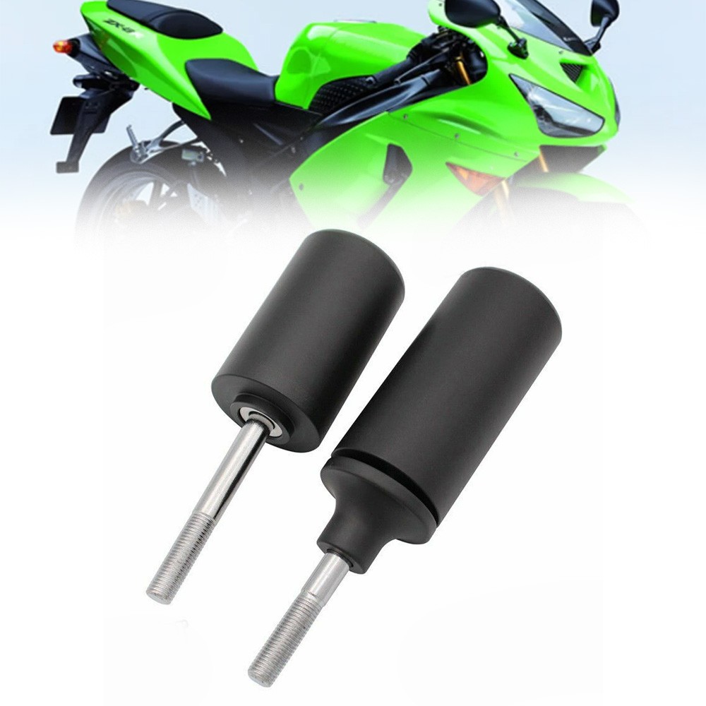 Frame Protector Crash Sliders black Fits For Kawasaki Ninja ZX6R 05-06