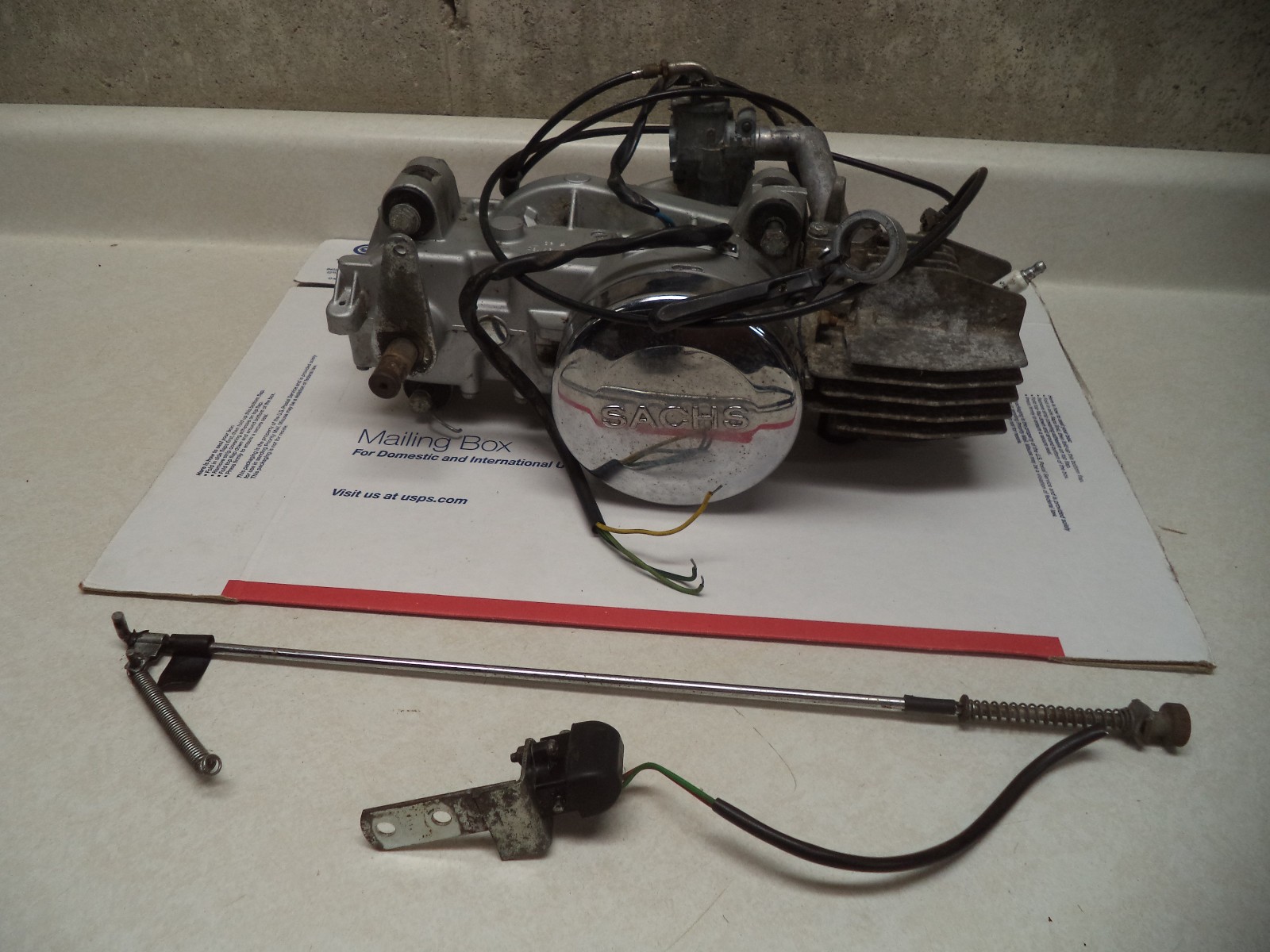 Sachs 505/1A 50cc Moped Motor Engine for Parts or Repair