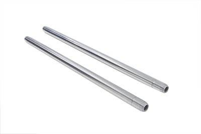 Hard Chrome 35mm Fork Tube Set 23-1/2 inch Total Length for Harley-Davidson