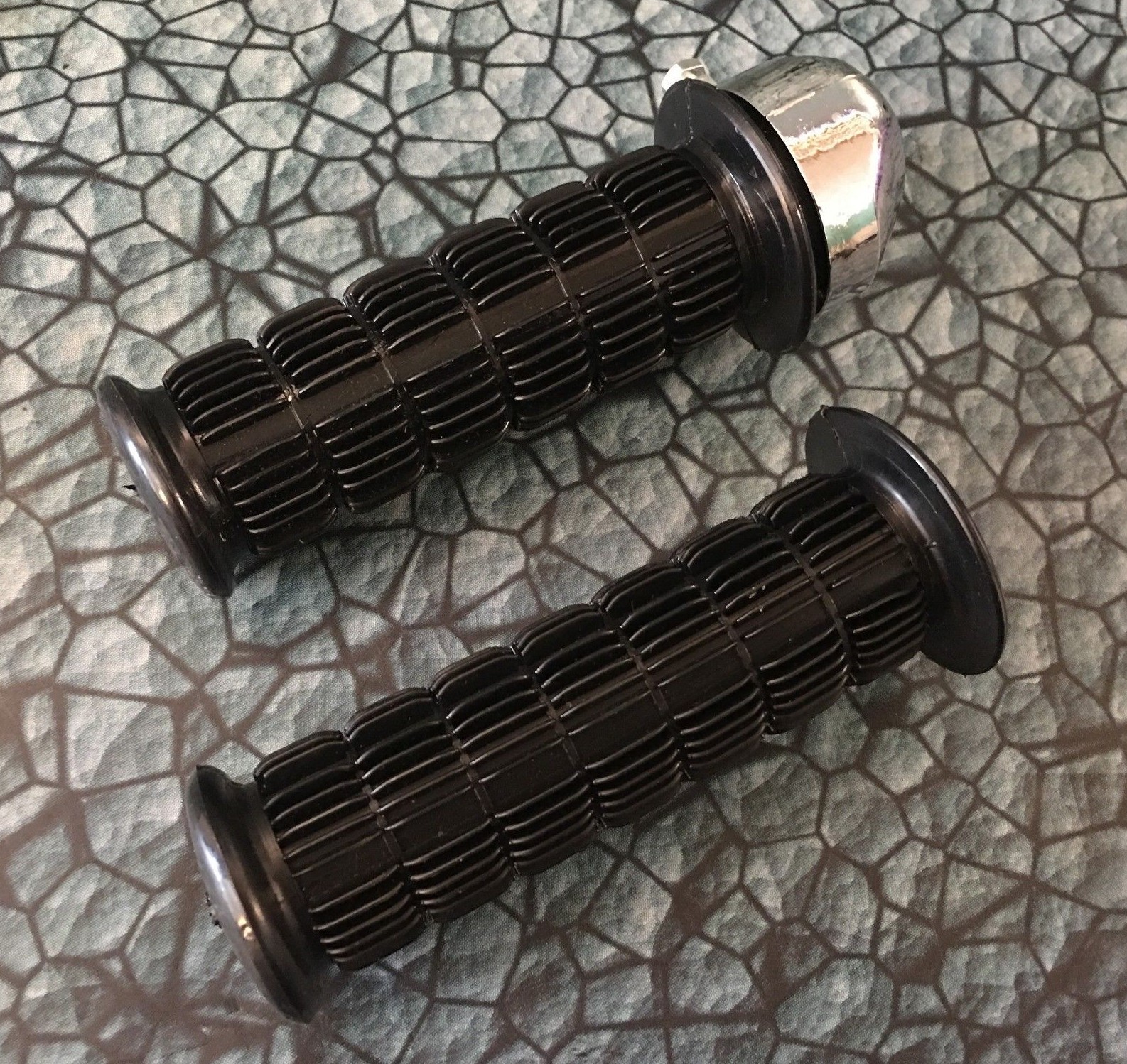 Vintage Superior Nylon Throttle Controls 1″ Bars dirt bike off road Grips NOS