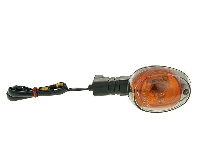 indicator light assy clear front left / rear right for Booster, BWs, Gilera H@k,