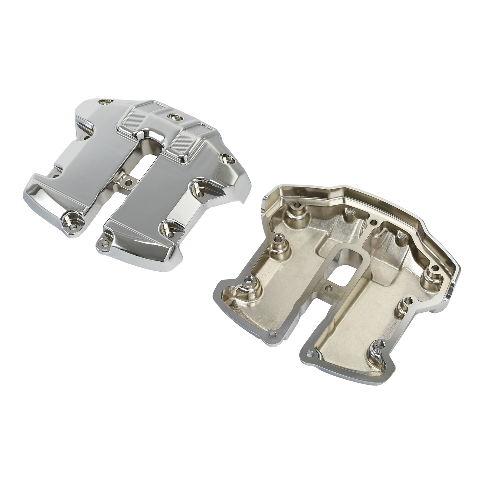 Upper Rocker Box Covers Fit For Harley Touring Street Road Glide 2017-24 Chrome