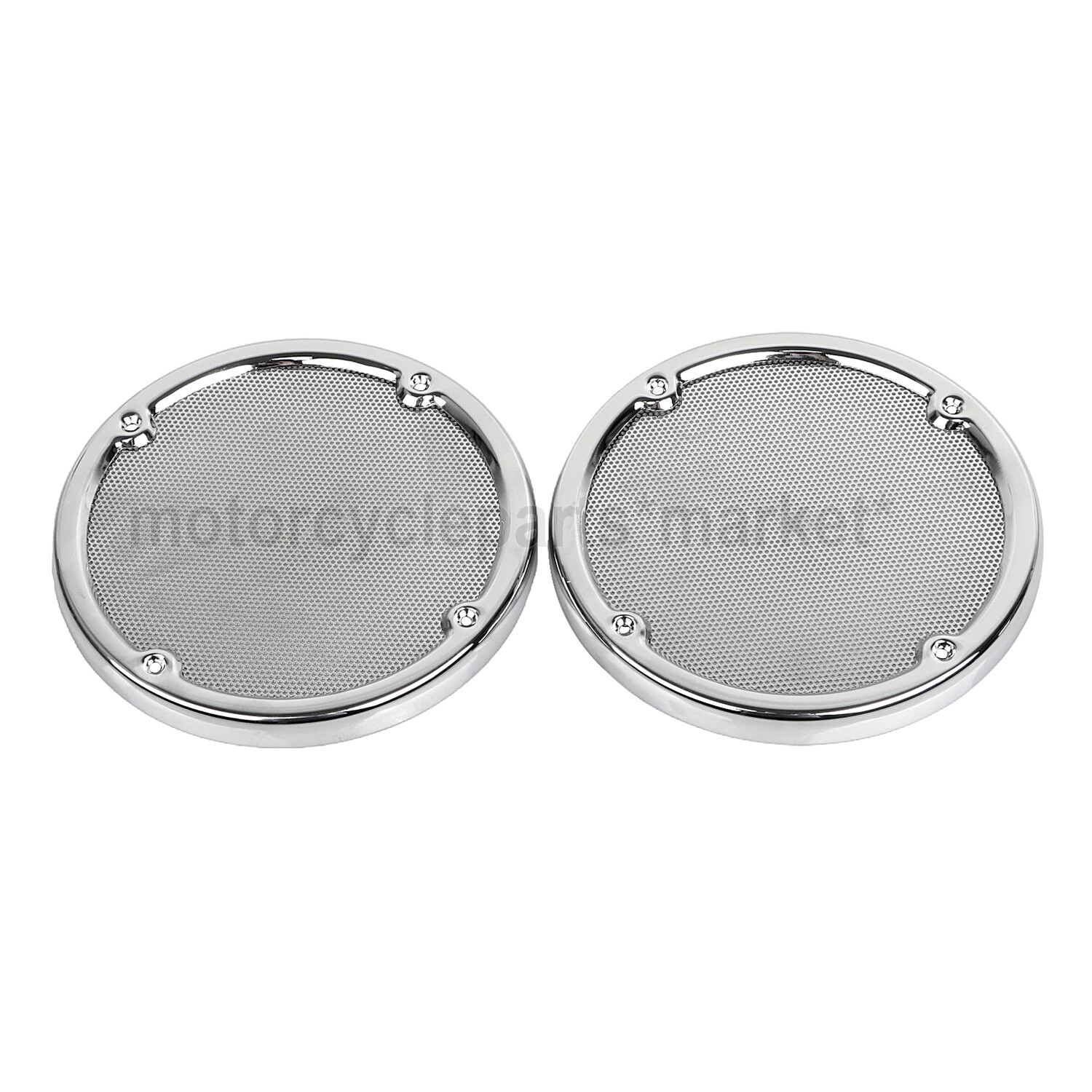 Rear Speaker Trim Grill Mesh Cover Fit For Harley 14-up Electra Tri Glide FLHTK