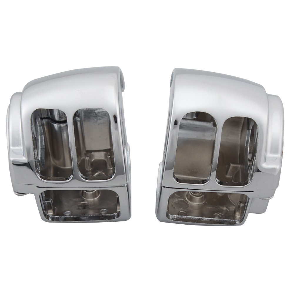 Chrome Switch Housing Cover Fit for Harley Sportster XL1200C Dyna Softail 96-06