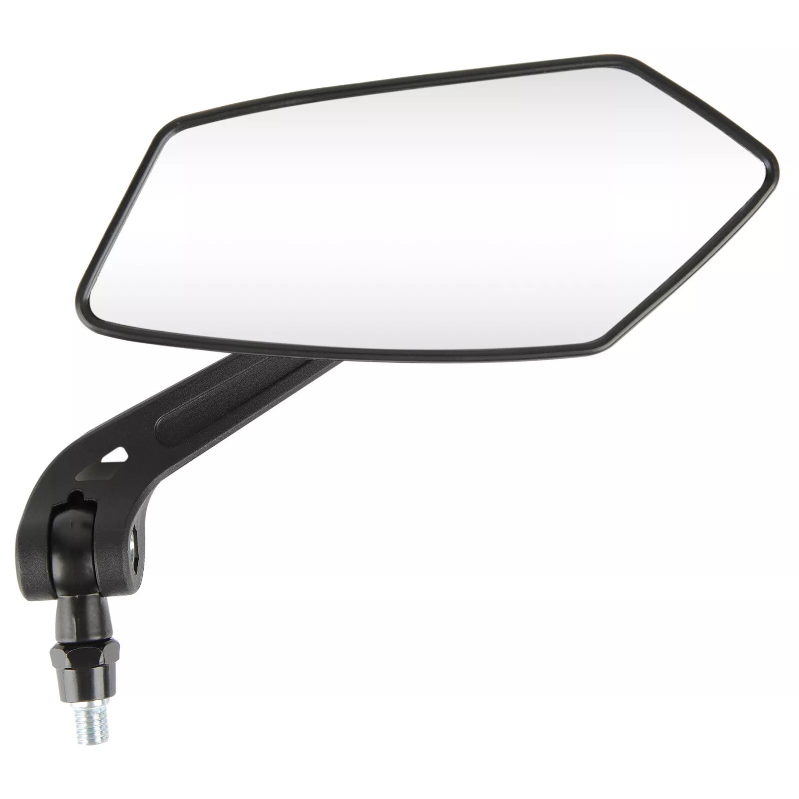 Black Pair Motorcycle Rearview Side Wing Mirrors 8mm/10mm For Honda Grom MSX 125