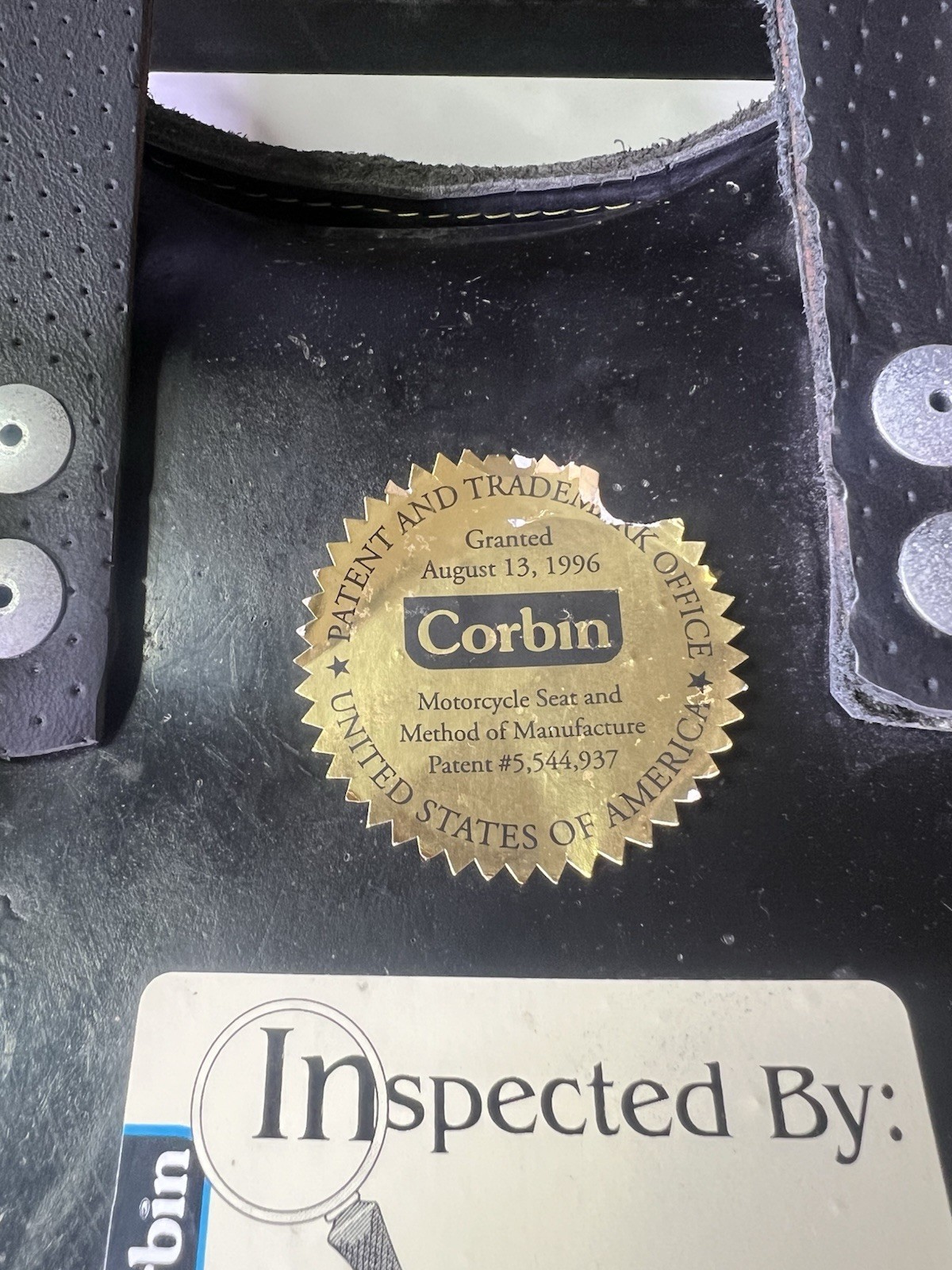 Corbin Seat DM9-1 Made In Usa