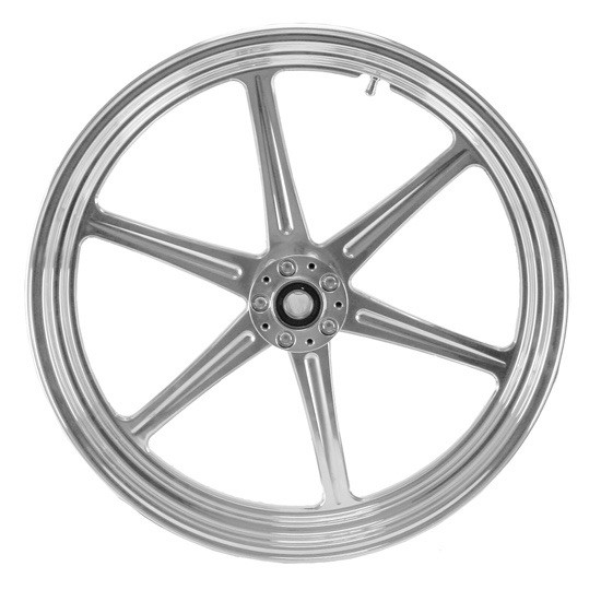New 21×2.15 Polished “Revolver Dual Disc Front Wheel For Harley Davidson Custom