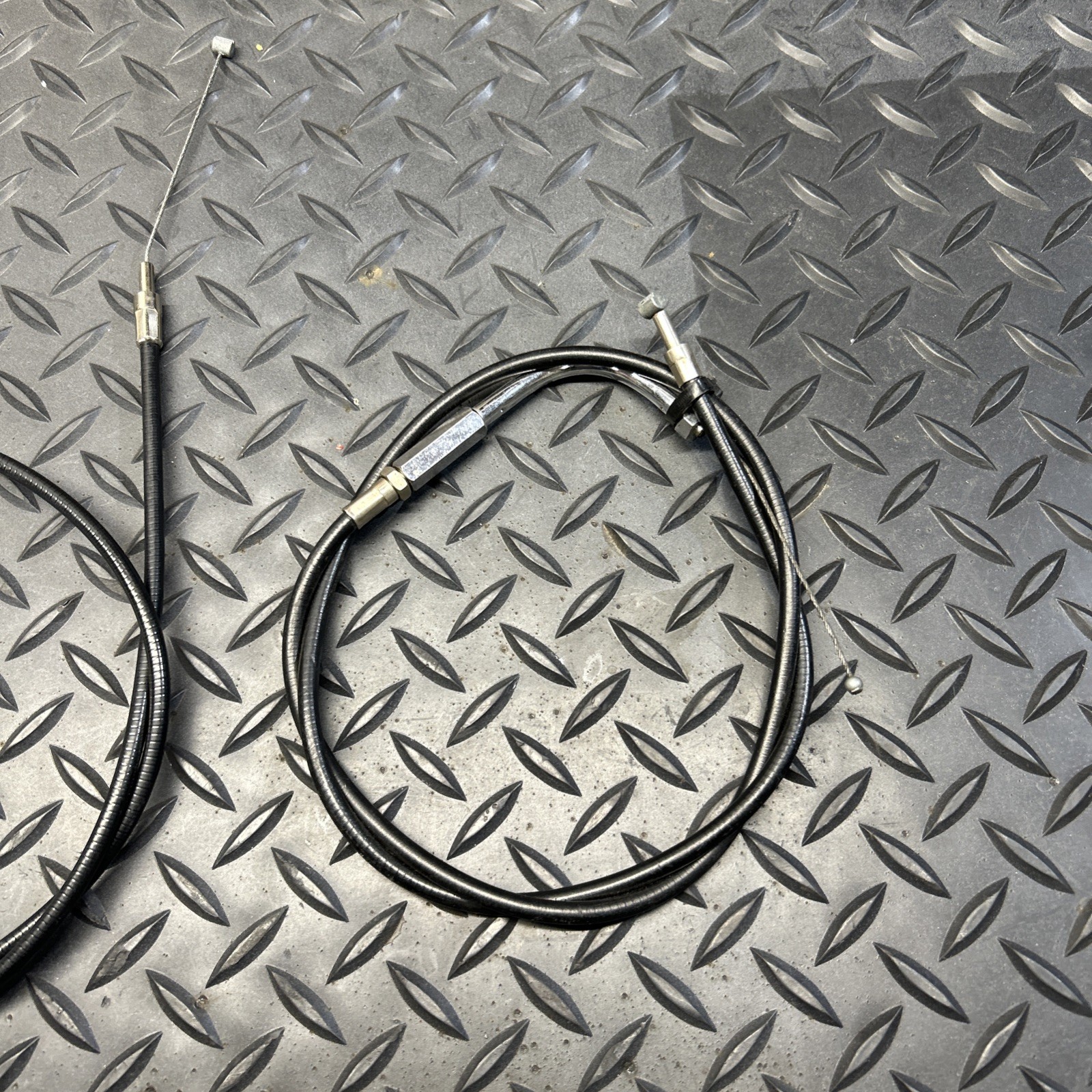 Harley Davidson – Black Vinyl Throttle Cable (B) 45” Length