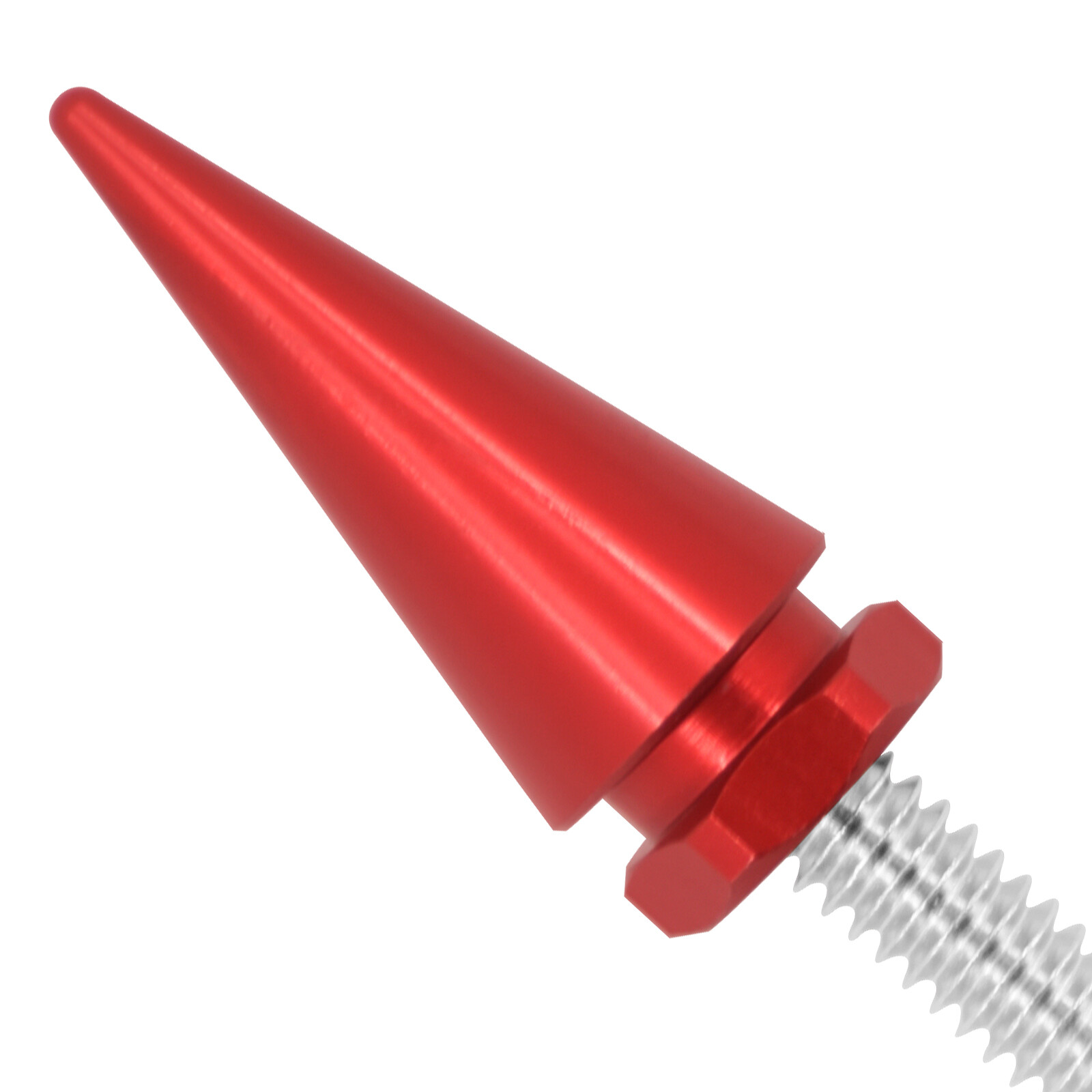 3x Red Spike Windscreen Windshield Screws For Harley 14-23 Street Electra Glide