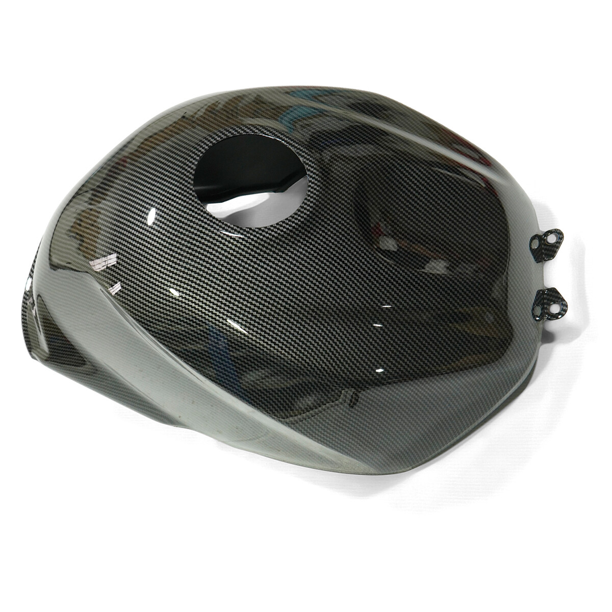 Black Carbon Fiber Fuel Gas Tank Cover Fairing For Suzuki GSXR600/750 2004-2005