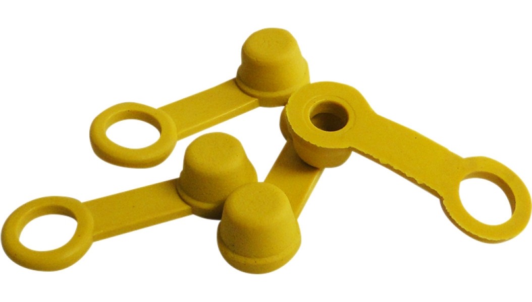 Helix Racing Products 202-2002 Brake Bleeder Caps – Yellow