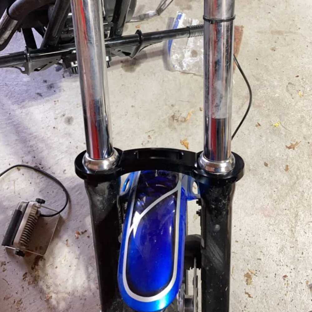 49mm Front Fork Stabilizer Brace Aftermarket Fit For Harley Dyna Street Bob FXDB