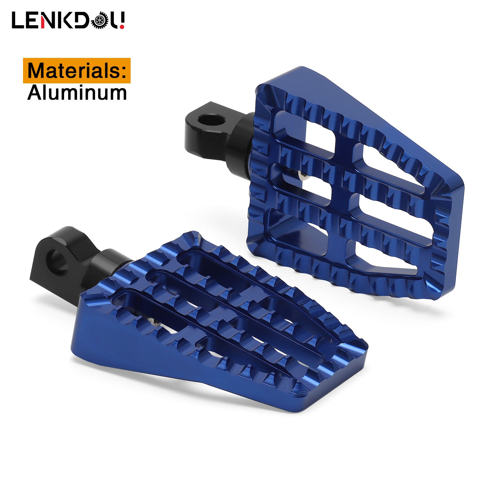 For Harley Blue Floorboards Foot Pegs Shifter Pegs Touring Street Glide Softail