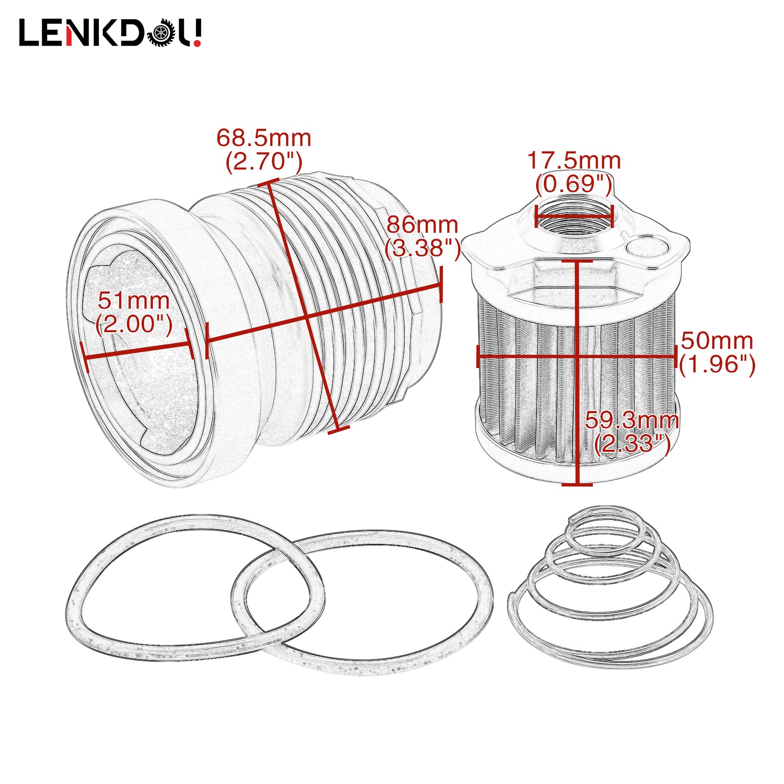 1PC Reusable Oil Filter Replacement Kit For Harley Twin Cam Evo Dyna Softail