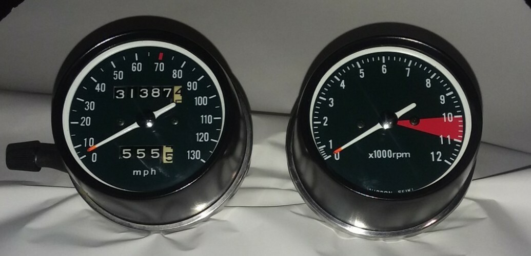 Honda CB400 F CB 400 F Four SS Super Sport Speedometer Gauge Clock Overlay Decal