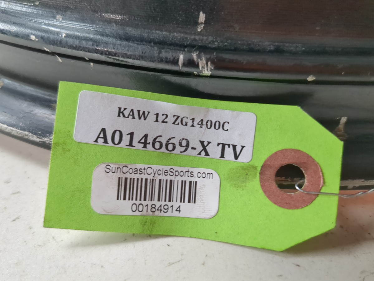10-22 Kawasaki ZG1400C Concours Rear Wheel Rim STRAIGHT 17X6.00