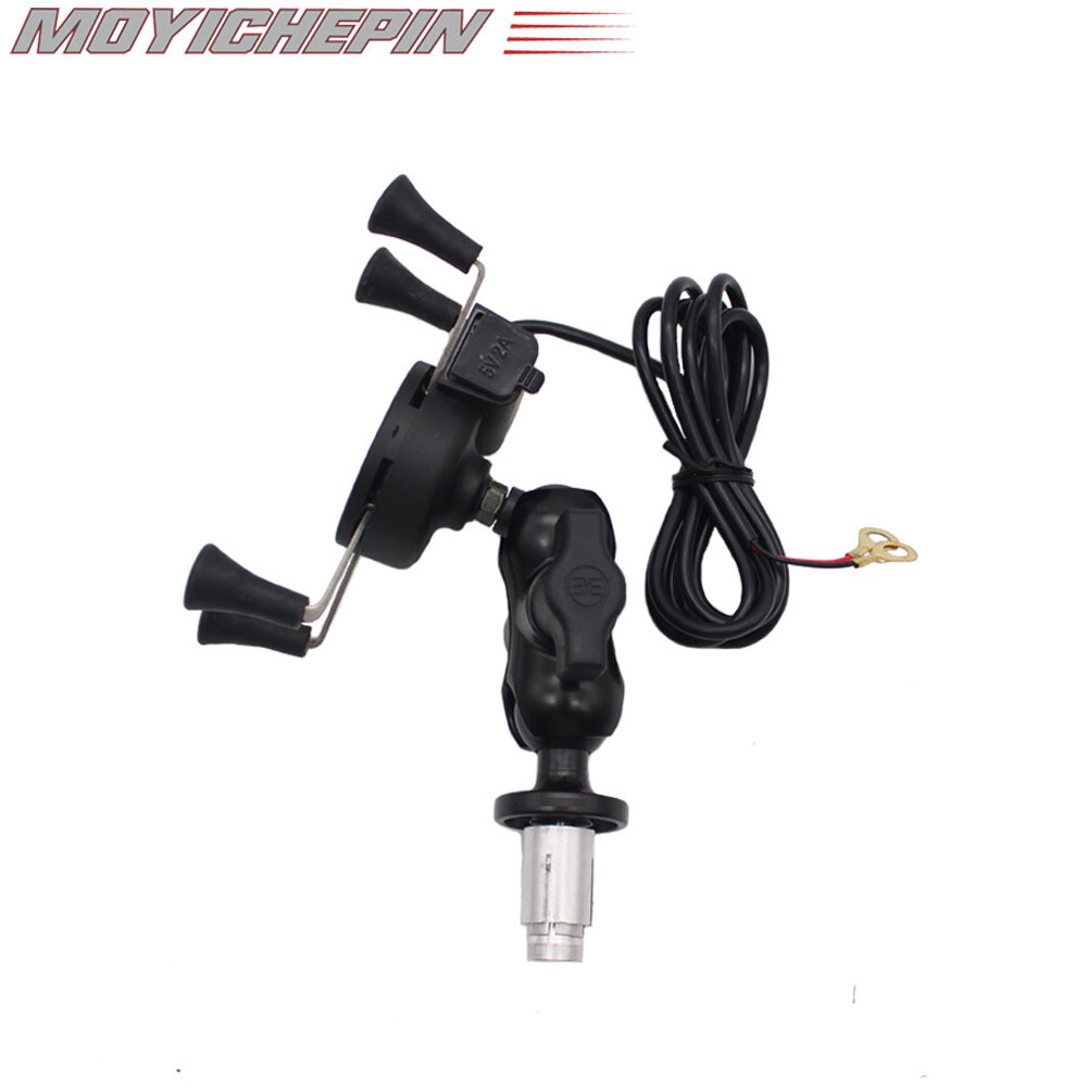 Motorcycle Phone Holder Mount Charger Navigation Bracket for Suzuki GSXR 750