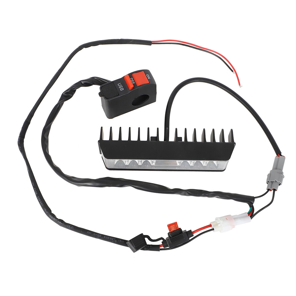 LED Headlight Light Bar Lighting Kit For Honda Kawasaki Yamaha Suzuki Dirt Bike