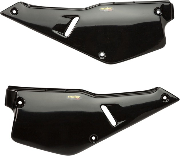 Maier Side Panels Black #209100 fits Kawasaki KLR650 1987-2007