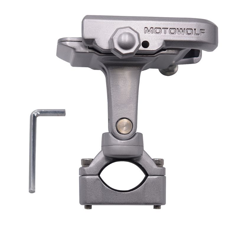 Cell Phone Mount Holder Motorcycle Bike Bicycle 360 Rotation Handlebar Install