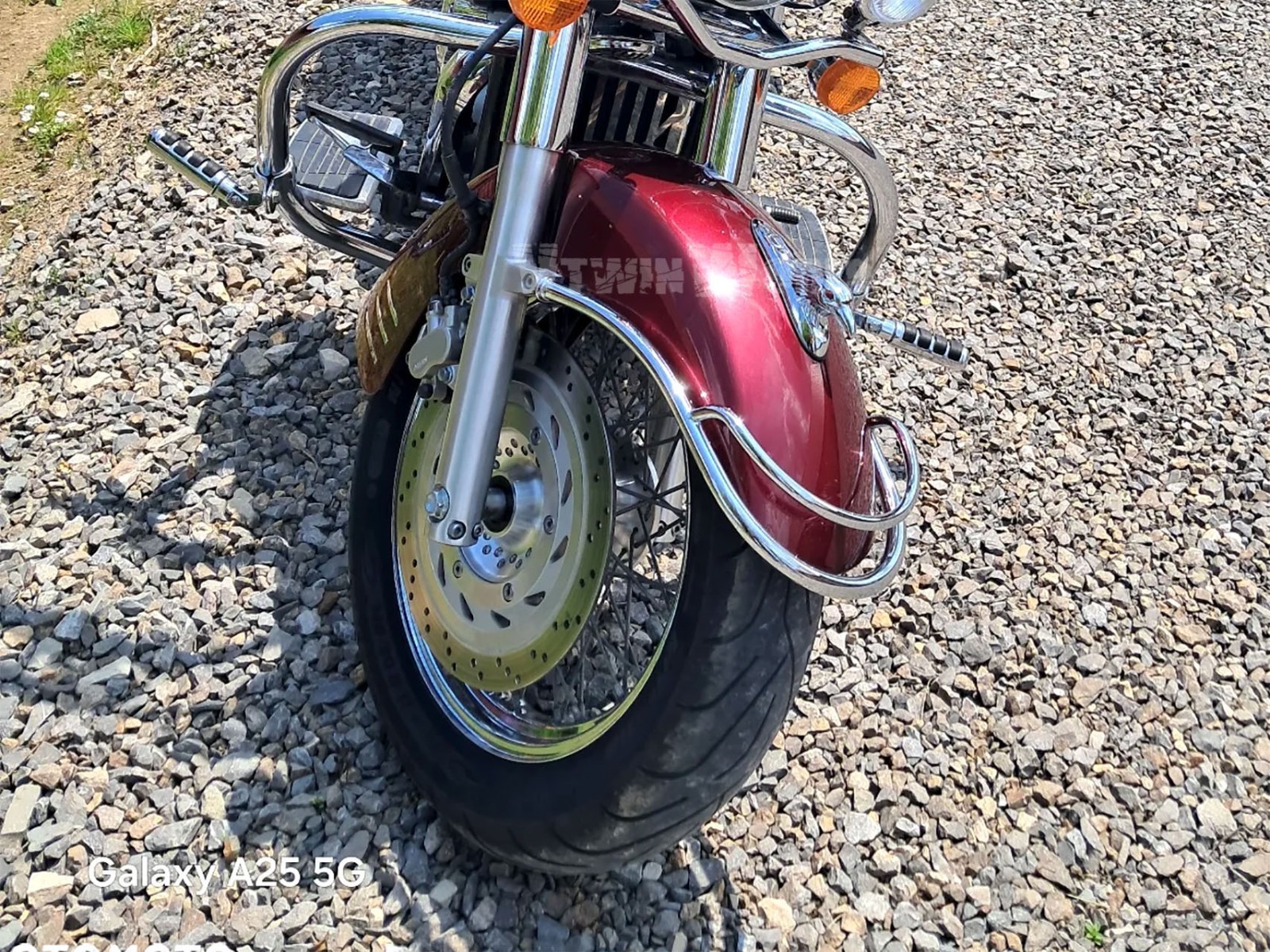 HONDA VTX 1800 RETRO / S / R / T / N CHROME FRONT FENDER BUMPER RAIL TRIM