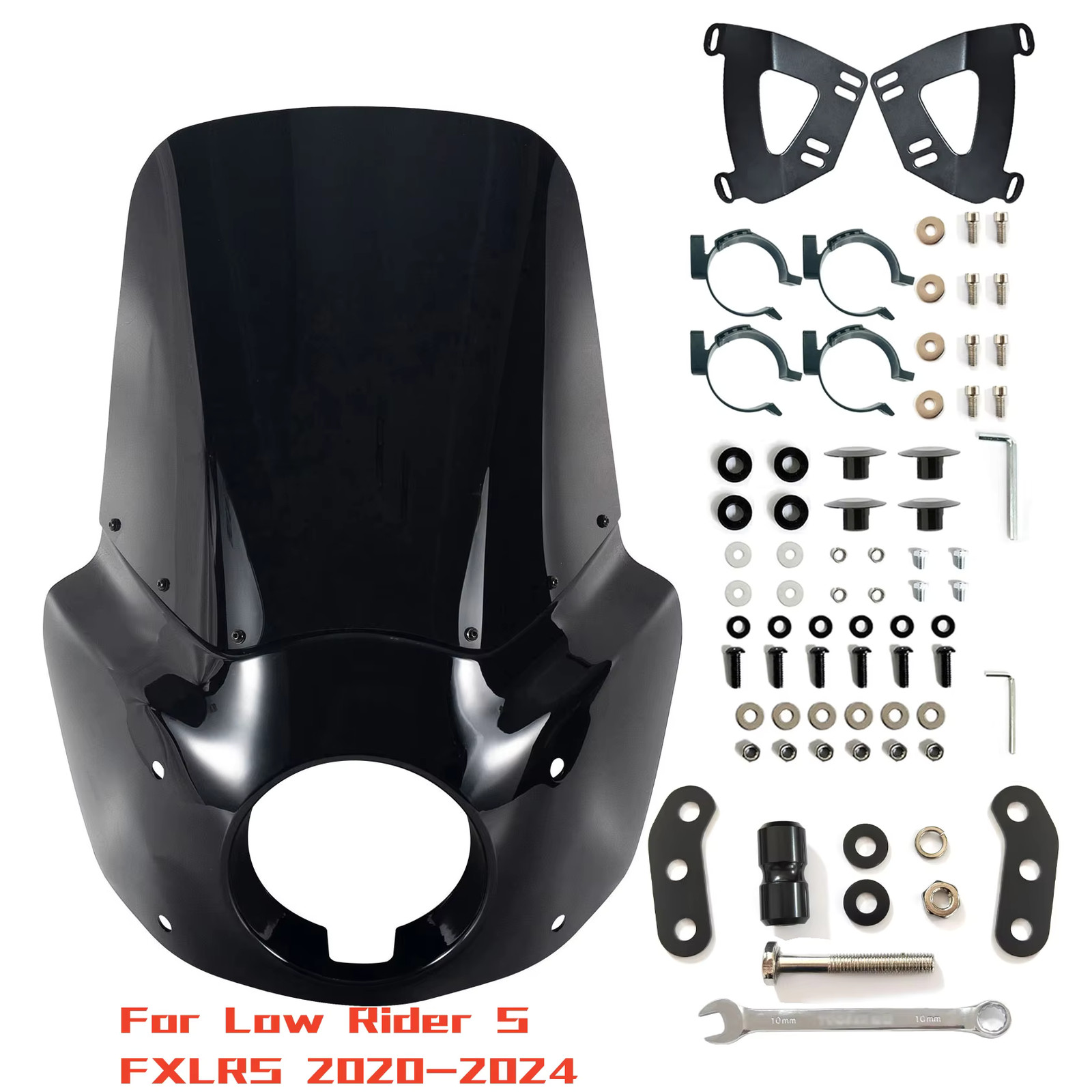 Road Warrior Fairing w/ 15″ Windshield For Harley Low Rider S 114 FXLRS 2020-24