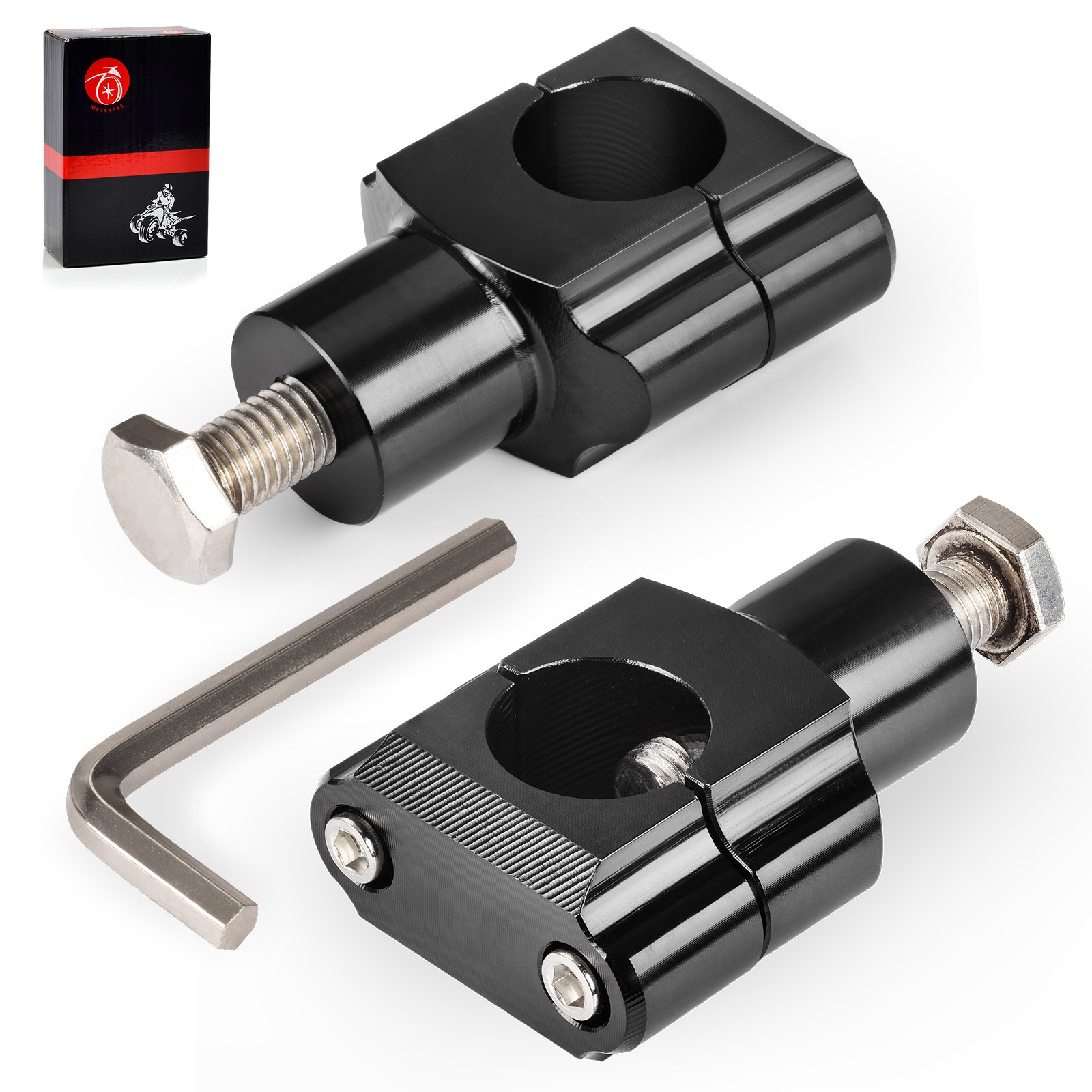 Motorcycle 1″ Inch Handlebar Risers Pair for Yamaha V Star 1100 1300 250 650 950