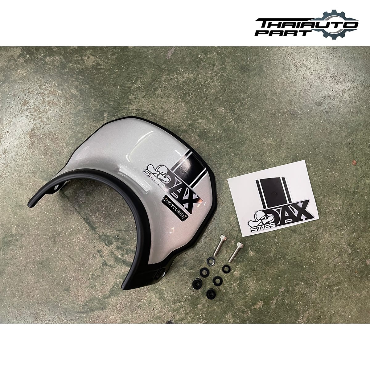 GUARD VISOR WINDSCREEN SHIELD NEW STYLE BLACK FOR HONDA DAX 125 ST125 2023-2024